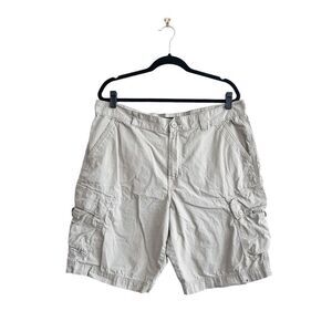 Calvin Klean Jeans Mens Casual Chino Cargo Shorts Multiple Pockets Tan Size 38